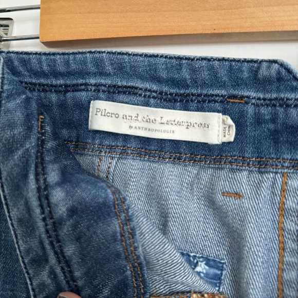 Anthropologie patchwork workwear jeans - Picture 5 of 11